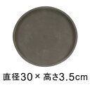 カッセル 受皿 30cm ダークグレー◆適合する鉢◆底直径が25cm以下の植木鉢