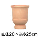 植木鉢 おしゃれ ボッター カップ 20cm 3.5リットル テラコッタ 素焼き 鉢