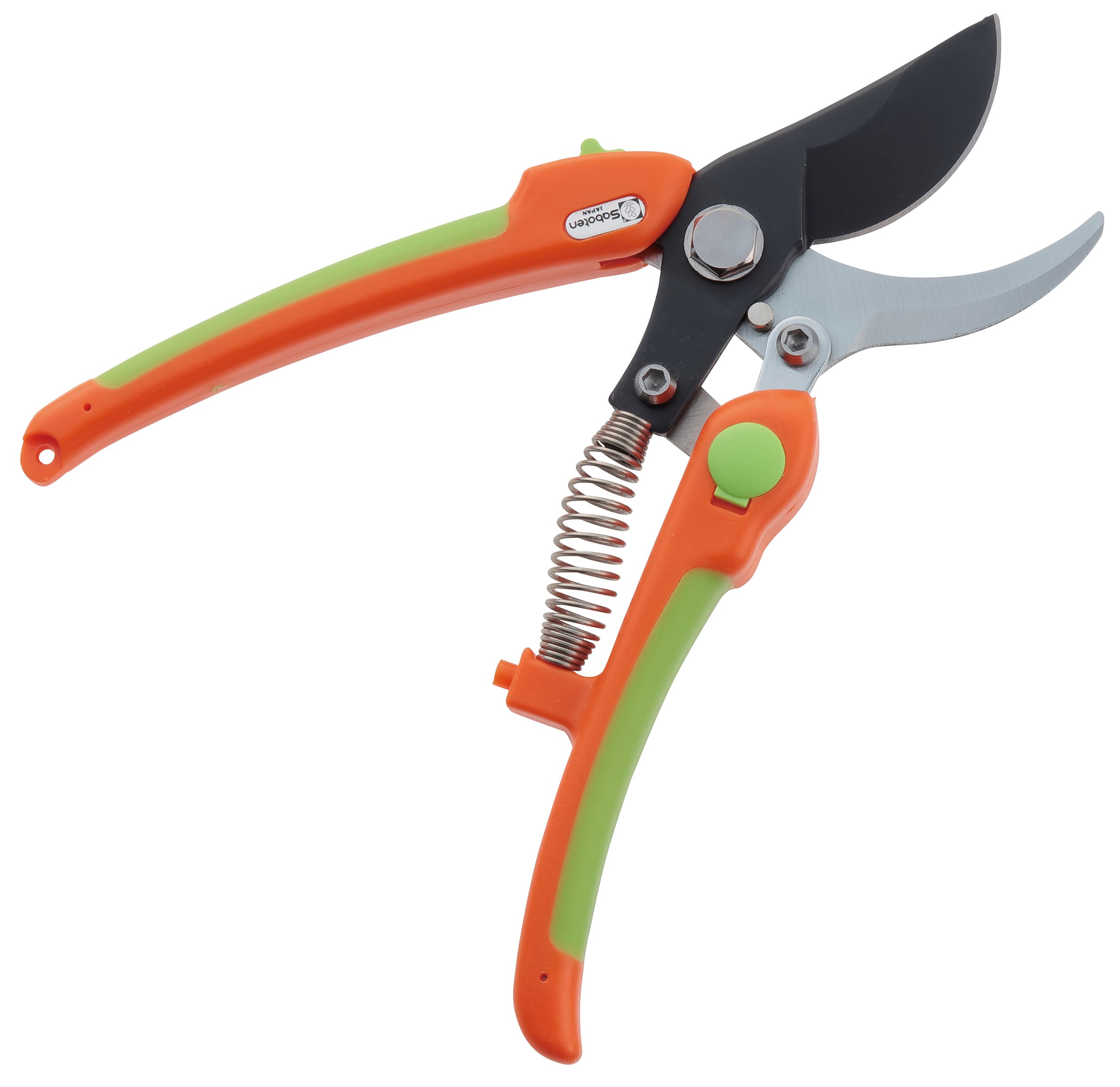 楽切剪定鋏 205mm フッ素加工　サビに強い　ヤニ　剪定ばさみ 錆びにくい 庭木 剪定 道具 剪定バサミ ..