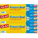 【3本セット】GLAD(グラッド) ラップ 43.4m プレスアンドシール 多用途フード保存ラップ コストコ