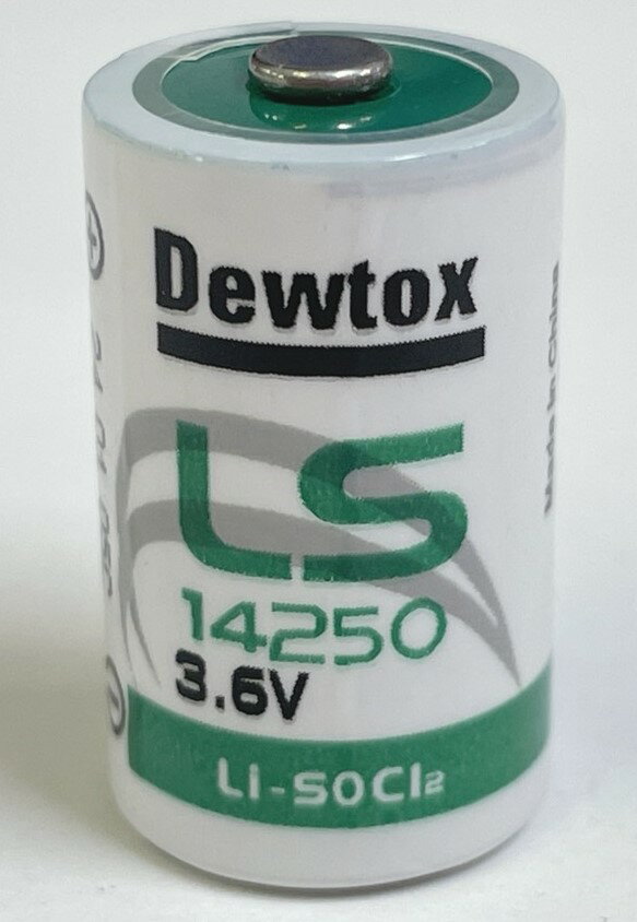 【ポスト投函対応】Dewtox リチウム電池 塩化チオニルリチウム 1/2AA 公称電圧 3.6V LS14250 CNC工作機械 ガスメーター 時計