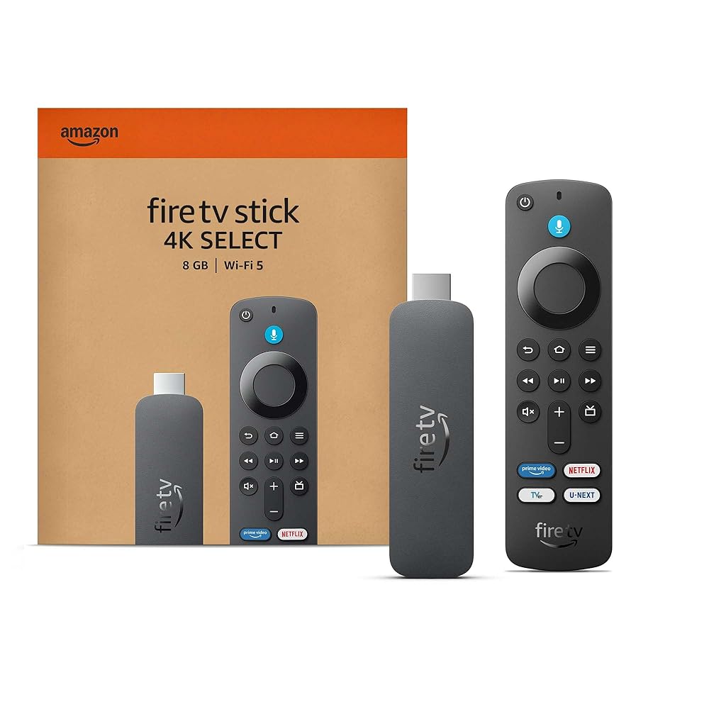 Fire TV Stick 4K Select | 4Kの高画質ストリーミング | ストリーミングメディアプレイヤー　Amazon