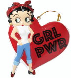 ٥ƥ(٥ƥˡ֡Betty Boop OrnamentBetty Boop GRL PWR ornament٥ƥ֡סʥȥ륺ѥʥȥϡȡʥȡ