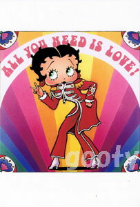 ٥ƥ֡סbetty boop Ϥ塼ȤʥݥȥALL YOU NEED IS LOVE