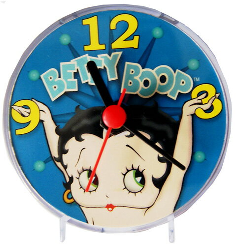 ベティー ブープ betty boopプラスチック クロック 時計壁掛け時計 置時計 マグネット時計