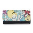 ディズニー DisneyAlice In Wonderland Queen Of Hearts Wallet三つ折り 長財布 ウオレット長財布 おさいふloungefly ラウンジフライ不思議の国のアリスアリス 赤の女王 トカゲのビル チシャ猫