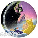 眠れる森の美女 Sleeping Beautyマレフィセント MaleficentALL EVIL ALL THE TIMEブローチ 缶バッチloungefly ラウンジフライヴィランズ villans