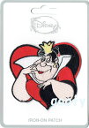 ヴィランズ villains不思議の国のアリスAlice's Adventures in Wonderlandハートの女王 The Queen of Heartsワッペン　パッチ　アップリケラウンジフライ loungefly