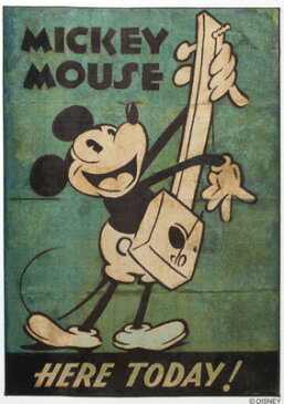 ミッキーマウス MICKEY MOUSEミッキー　ミュージック　ラグ　ギターMICKEY music RUG140×200cm