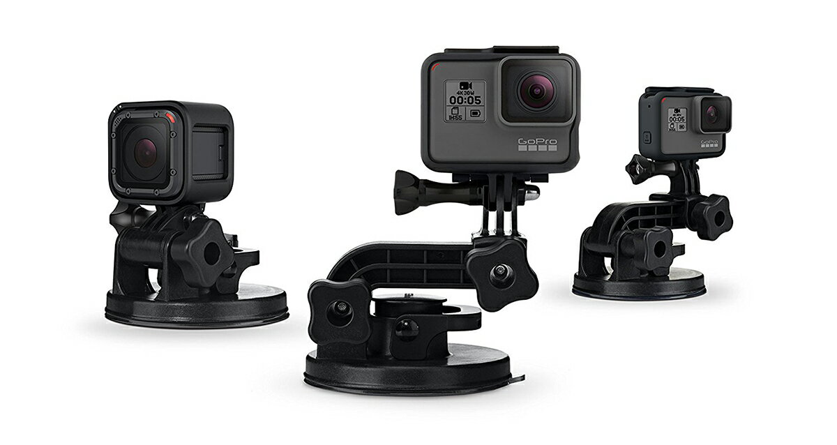 【GoPro公式】ゴープロ サクションカップマウント 吸着 スタンダード台座 クイックリリース台座 純正 アクセサリー AUCMT-302 [HERO12 / HERO11mini / HERO11 / HERO10 / HERO9 / MAX 対応]【国内正規品】 2