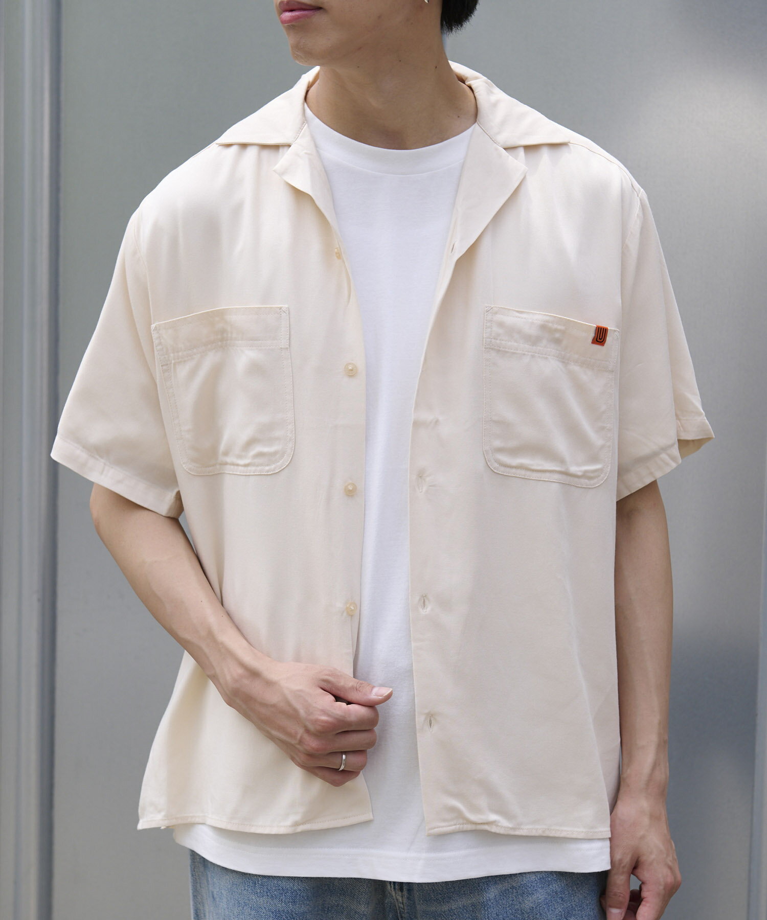 UNIVERSAL OVERALL オープンカラーシャツ　ユニバーサルオーバーオール メンズ 半袖 半袖シャツ カジュ..