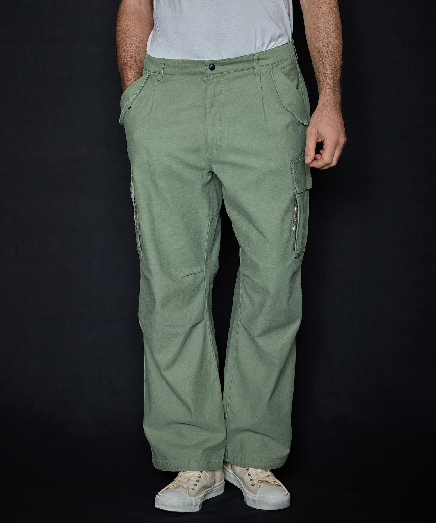 GORDON MILLER ゴードンミラー バックサテンガレージカーゴパンツ2