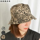 リバーシブルペイズリー柄ハット GORGE ゴージ トレンド プチプラ レディース レディースファッション帽子 ハット 春 夏 リバーシブル ペイズリー柄 プチ...