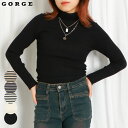 リブニットタートルプルオーバー GORGE ゴージ トレンド プチプラ レディース レディースファッショントップス ニット 冬 秋 タートル リブ プチプラ 韓国ファッション 2441070(4)