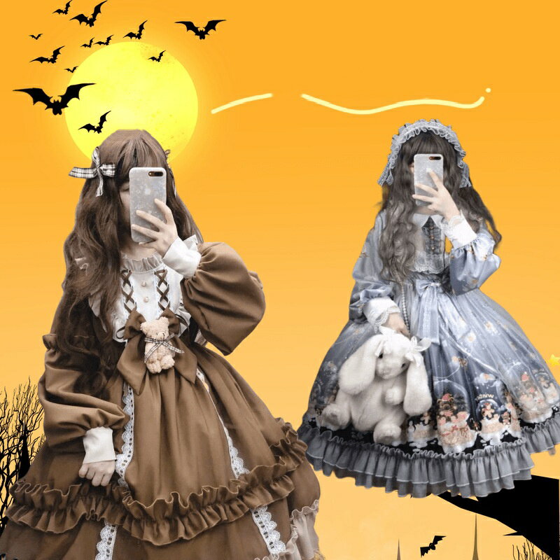 瑚雪】ロリータドレス 緑色 Sサイズ 楽天市場】ロリータ ドレス