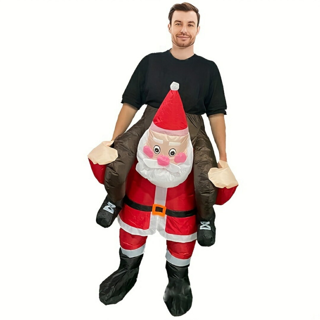 サンタクロース トナカイ クリスマス衣装 空気充填 インフレータブル コスプレ 着ぐるみ コスチューム ..