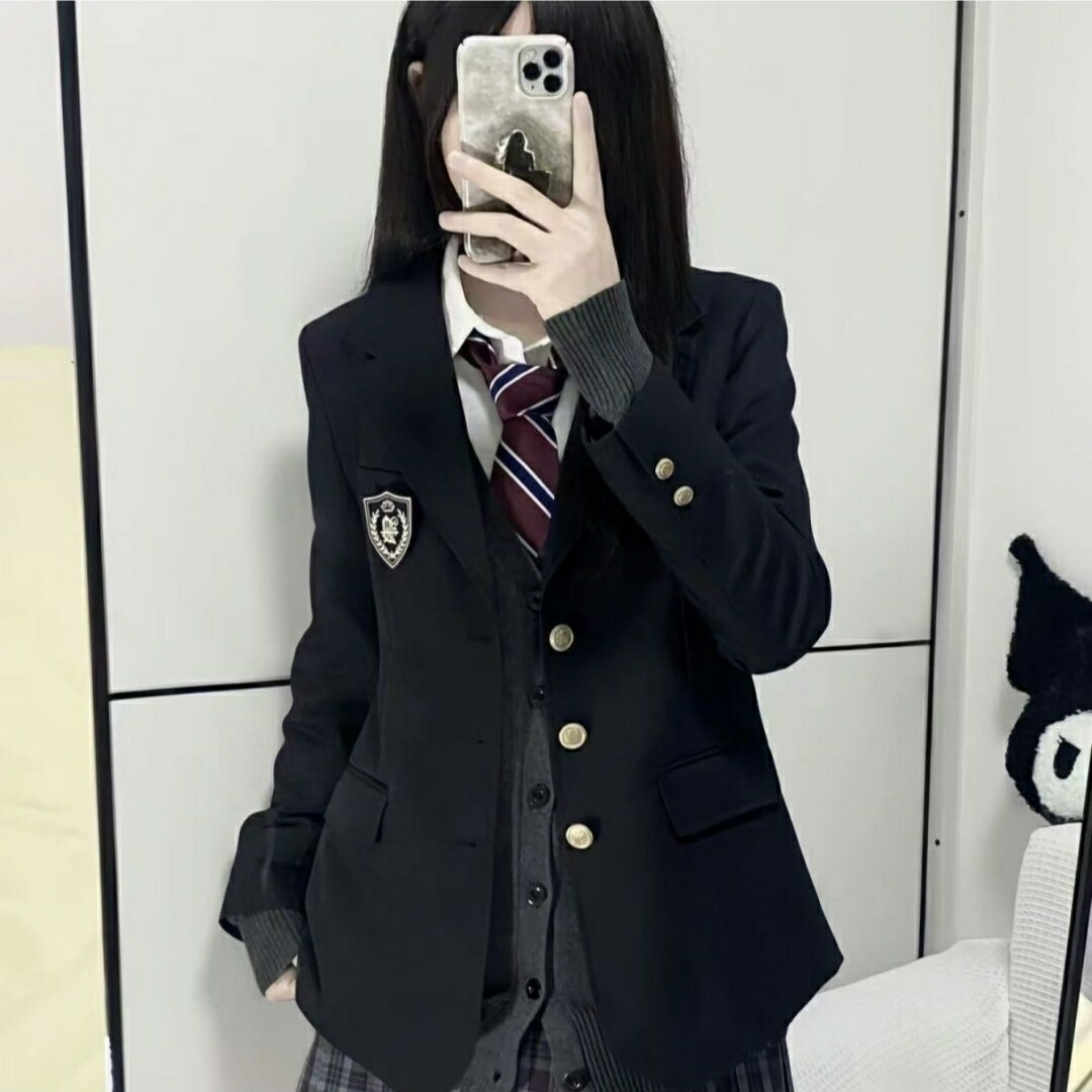 乐天商城 - ブレザー スクール 女子高生 制服 ジャケット 通学 無地 学生 JK コスプレ レディース 学生 高校 中学 スクール制服 女子 入学 卒業式 フォーマル 発表会 春 秋 冬