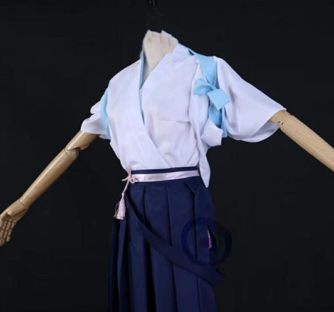 ゴリー楽天市場店のGenshin Impact神里綾華剣道服ウィッグコスプレコスチューム クリスマス 人気 ゲームCosplay 変装 イベント 学園祭 文化祭 クリスマス 撮影 誕生日プレゼント舞台装 演出服 漫遊展 公演｜アングル3