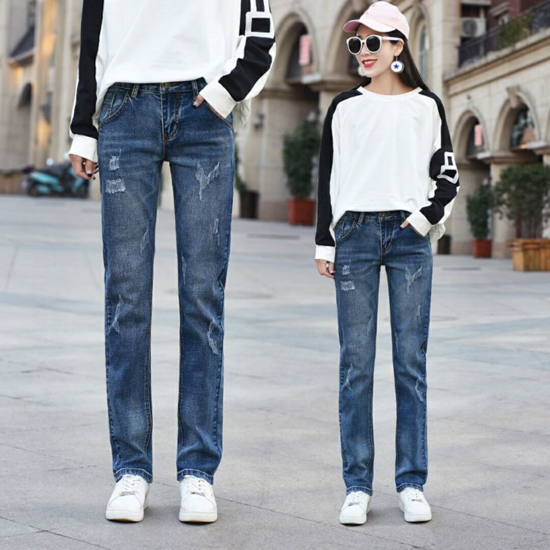 乐天商城 - デニム パンツ レディース 体型カバー 美脚 女性用 ズボン 修身 長 ズボン 2025 春 ハイウエスト 大サイズ 痩せ デニム