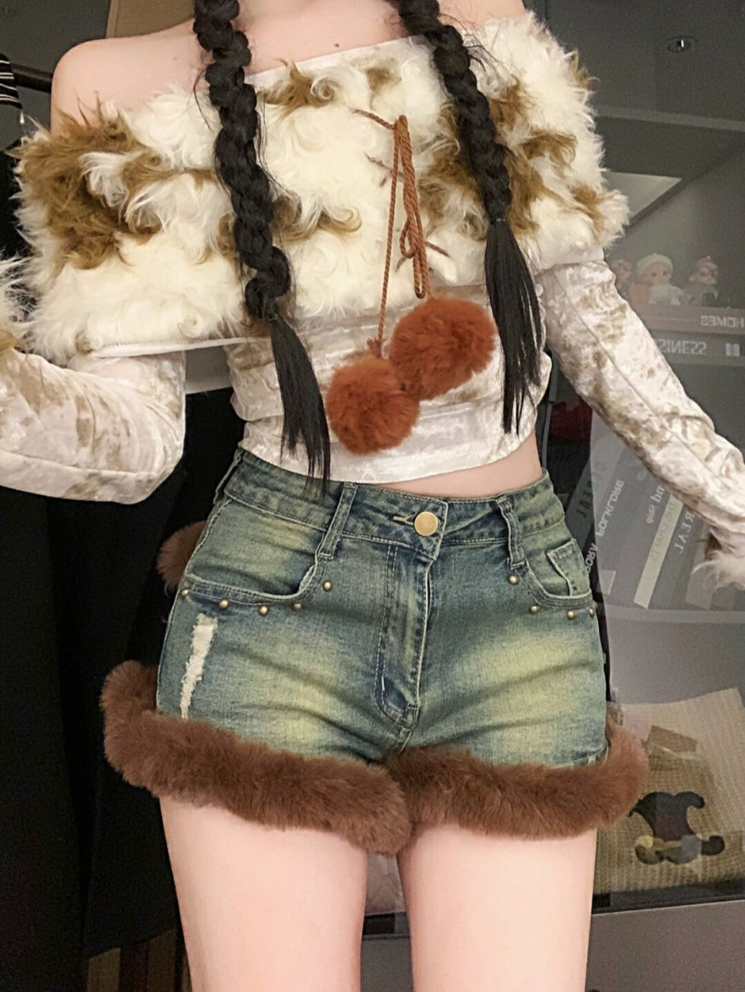 Rakuten - デニム ショートパンツ レディース アメリカン レトロ ウォッシュ 加工 デニムショートパンツ レディース 春 スリム 万能 ホット パンツ 小柄な ホット ガール向け