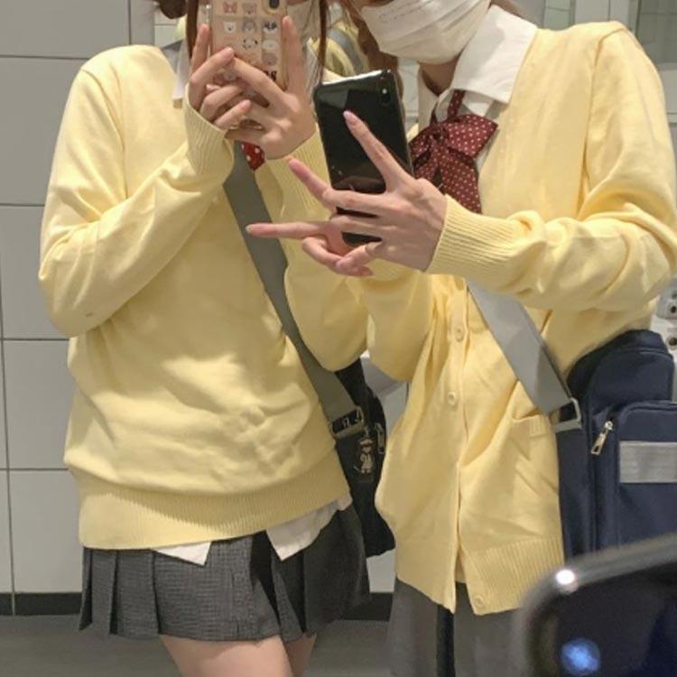 スクールセーター セーター スクールカーディガン 女子 スクールカーディガン ニッ...