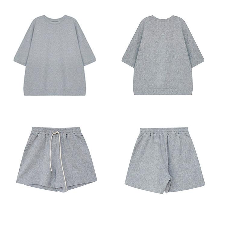 セットアップ スウェット レディース 半袖Tシャツ ショートパンツ 上下セット イージーパンツ ジャージ カジュアル …