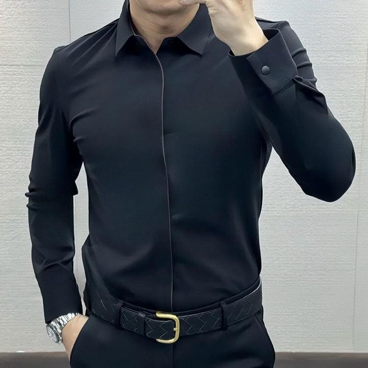 30代 ビジネス 紳士服 シャツ トップス シャツ 防寒着 L 長袖シャツ 暖かい 裏起毛*裏起毛なし！シニア服 裏起毛シャツ シャツ ボアシャツ 秋 gori-10012307 ゴリー楽天市場店 サンプル画像3