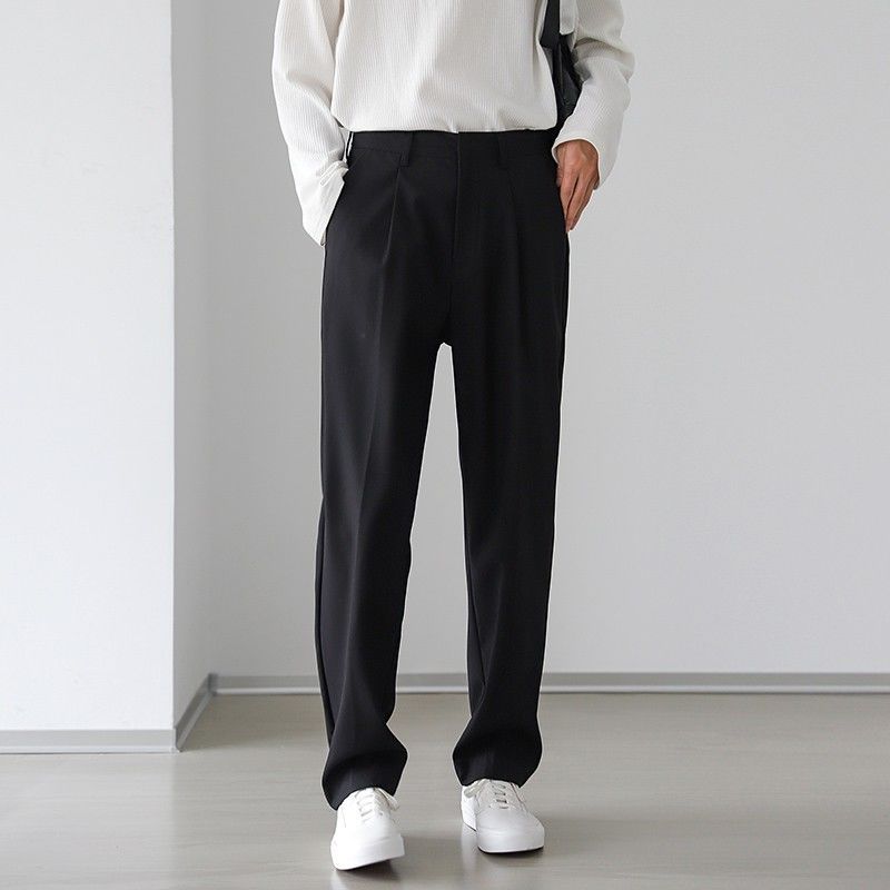 ゴリー楽天市場店の学生服 夏ズボン スラックス 学生ズボン 男子 制服 中学生 高校生 黒 長ズボン 洗える 超軽量 黒 薄手 カジュアル｜アングル2