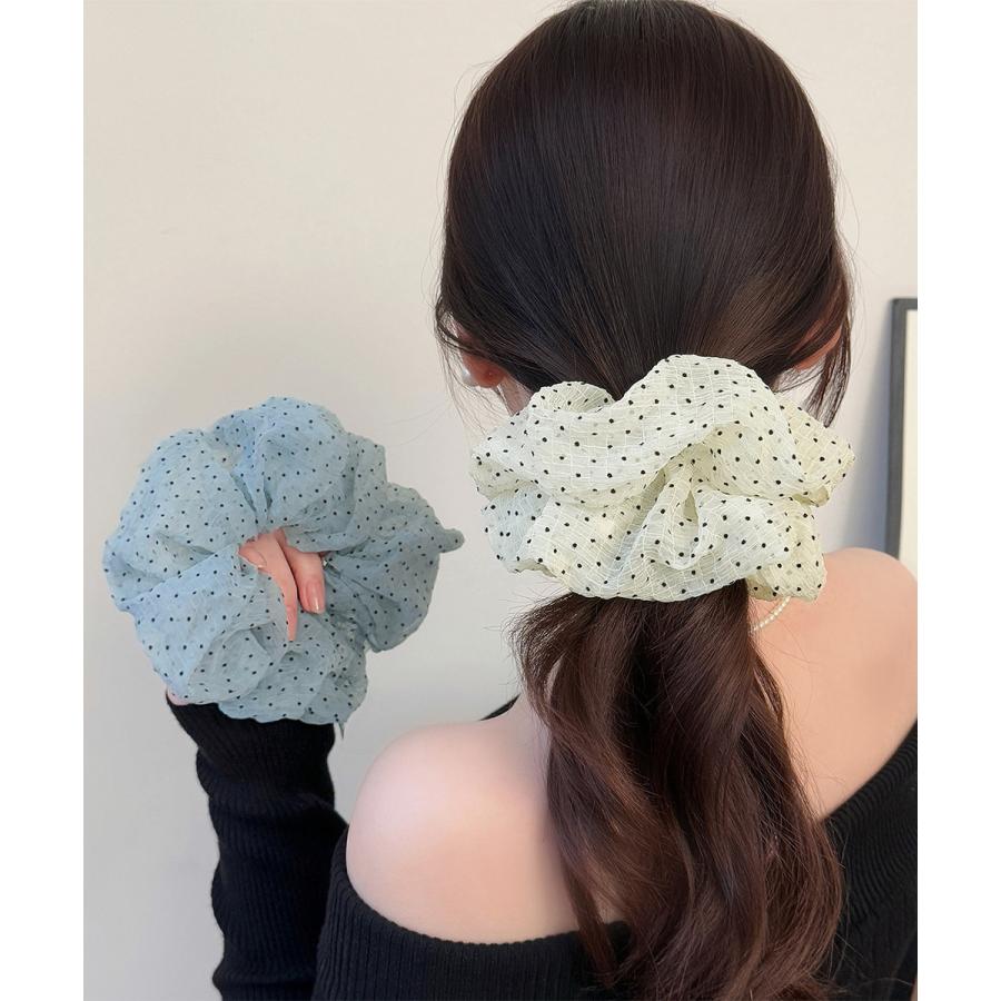 シュシュ ヘアゴム ドット柄【ネコポス投函】 gori-10028312 ゴリー楽天市場店 パッケージ画像