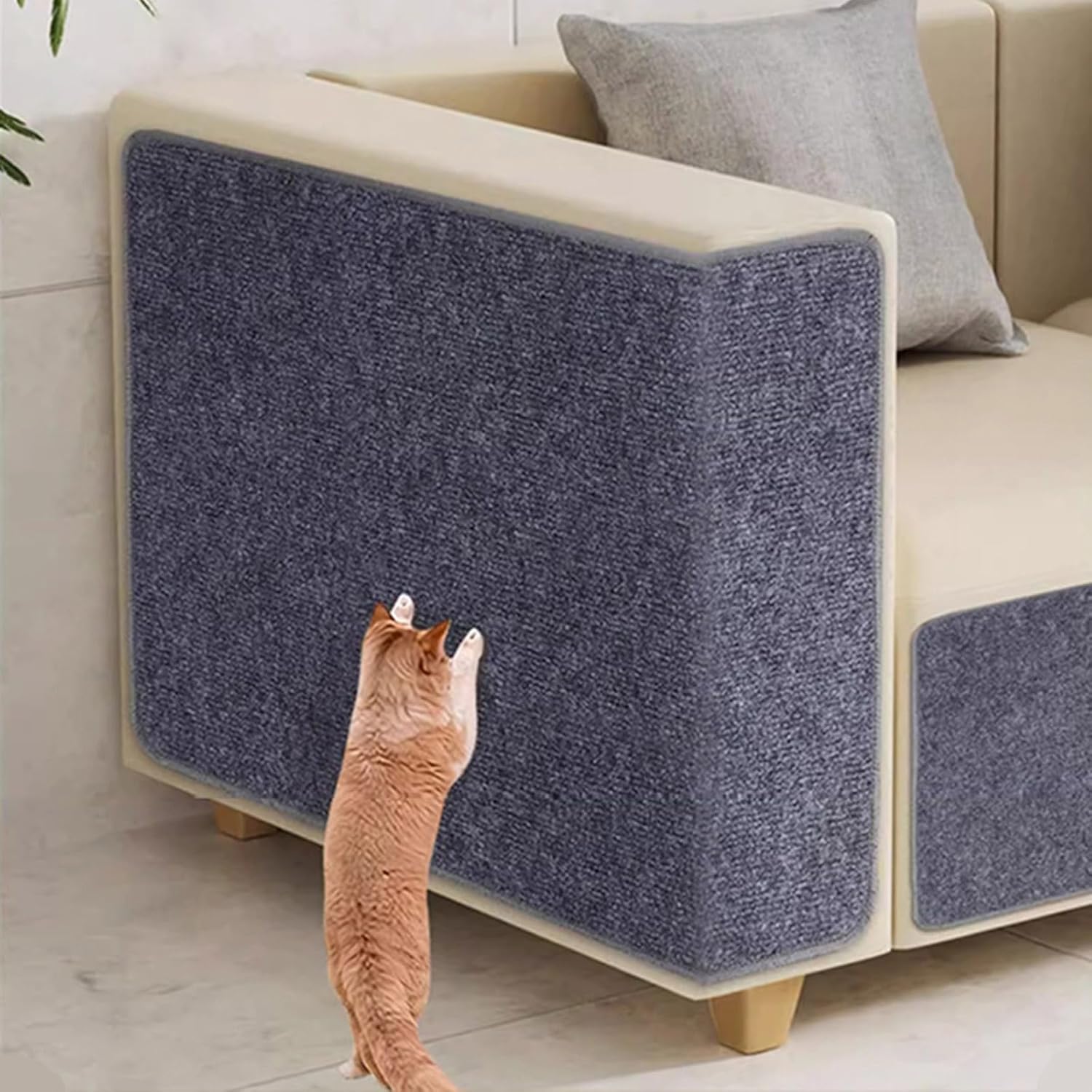 猫用爪とぎ 猫 爪研ぎシート 爪研ぎマット 猫スクラッチャー 多機能 ソファー 壁 ...