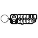 GORILLA SQUAD ブランドロゴキーチェーン 筋トレグッズ プレゼント 送料無料 GORILLA SQUAD ゴリラスクワッド