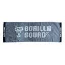 GORILLA SQUAD ブランドロゴ スポーツタオル シャガード織 綿100% 日本製