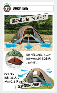 5人用ハヤブサテント特徴2