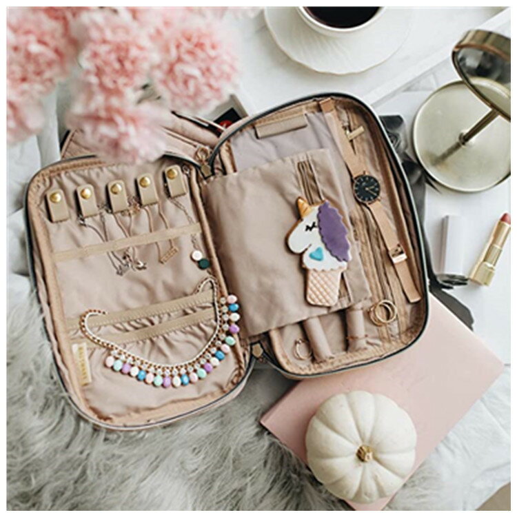 サラ・トラベルポーチ大　GTR-11送料無料　郵便送り旅行やお出かけにアクセサリーをひとまとめ宝石　貴..