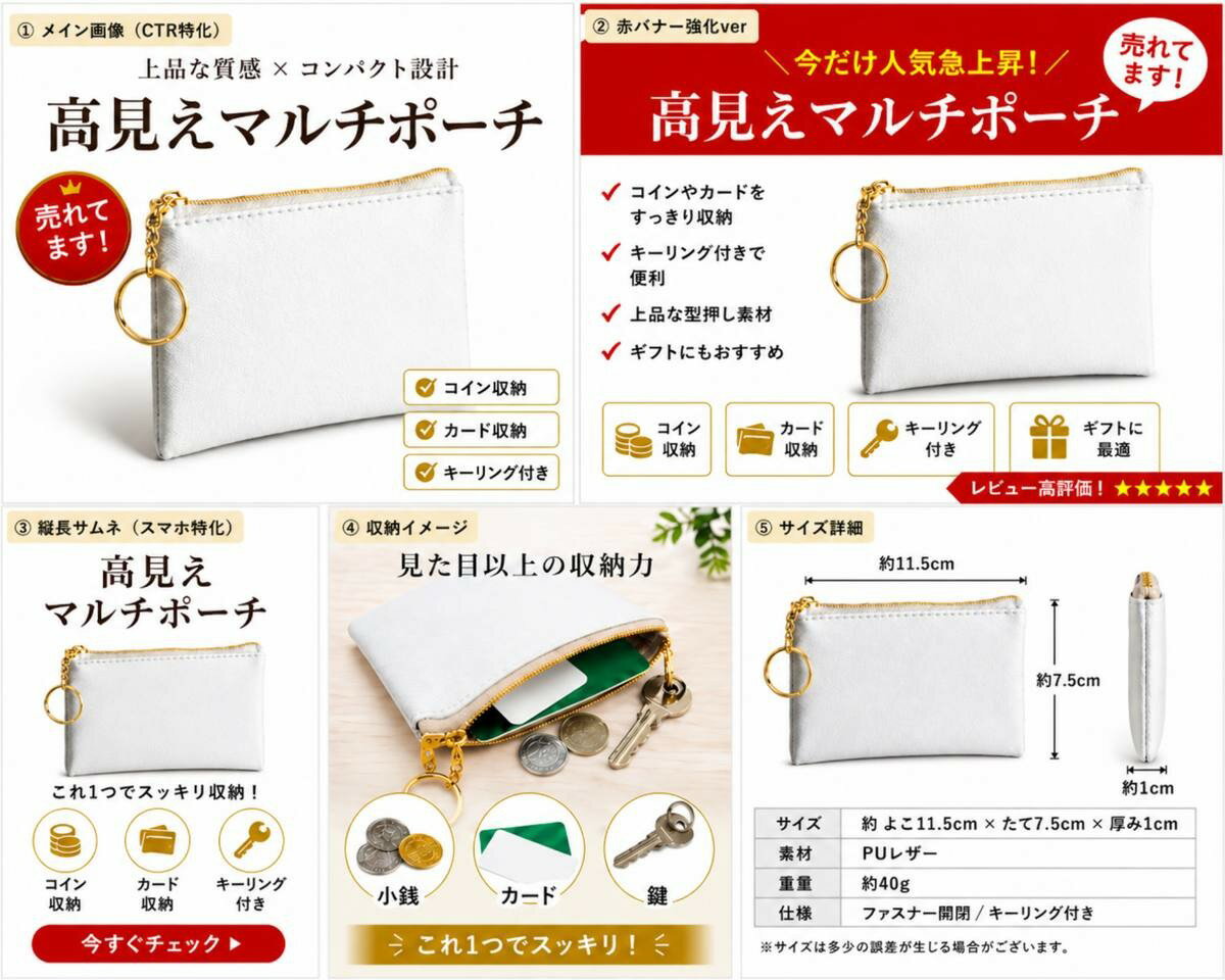 Rakuten - コイン＆パスケースコインケース　パスケースミニポーチ