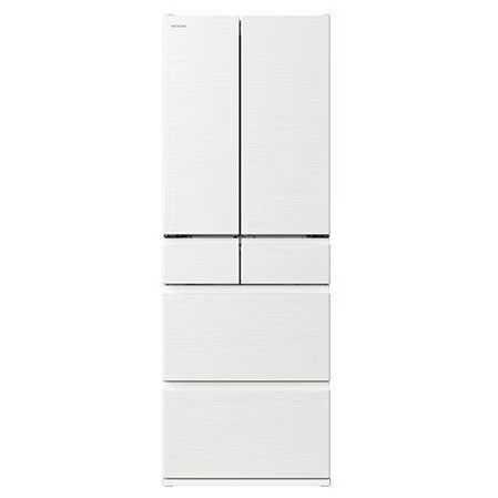 限定大特価！日立 6ドア冷蔵庫 R-HWC54T-W ピュアホワイト 観音開きタイプ （540L・フレンチドア） HITACHI 【展示品】【送料込（北海道/北東北/四国/中国/九州別途・沖縄配送不可）】【代引き不可】
