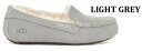 UGG WOMENS ANSLEY W/1106878　アグ　ウィメンズ　アンスレー　US8（約25.0cm)　LIGHTGREY　ライトグレー　モカシン レディース ムートン 