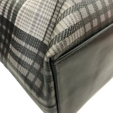 【中古】コーチ COACH メンズ 2WAY トートバッグ ブラック グレー F38768 PVC レザー