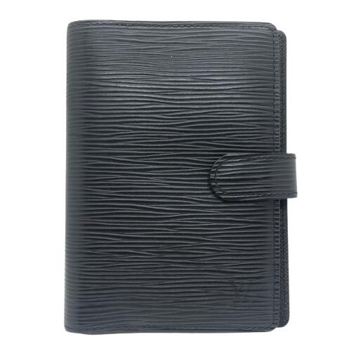 LOUIS VUITTON ルイ ヴィトン エピ アジェンダPM R20072 CA4029 手帳ケース システム手帳 ブラック メンズ レディース 男女兼用 黒 【中古】