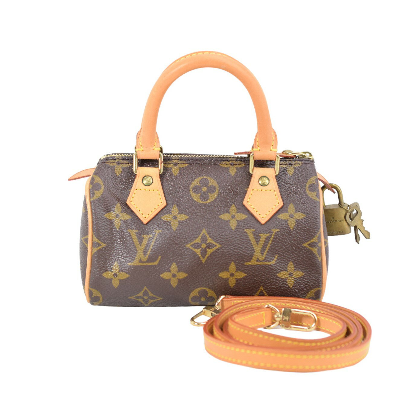 ルイヴィトン LOUIS VUITTON ミニスピーディ M41534 モノグラム ハンドバッグ ショルダーバッグ【中古】【送料無料】のサムネイル