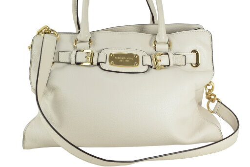 MICHAEL KORS マイケルコース 2WAYバッグ ショルダーバッグ ホワイト系 【中古】【送料無料】 MICHAEL KORS マイケルコース 2WAYバッグ ショルダーバッグ ホワイト系 【中古】【送料無料】