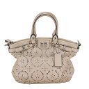 COACH コーチ 2WAYバッグ F19704 ハンドバッグ ショルダーバッグ レザー ベージュ系 【中古】【送料無料】