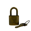 ルイヴィトン LOUIS VUITTON カデナ パドロック 南京錠 317 LVロゴ 【中古】【送料無料】