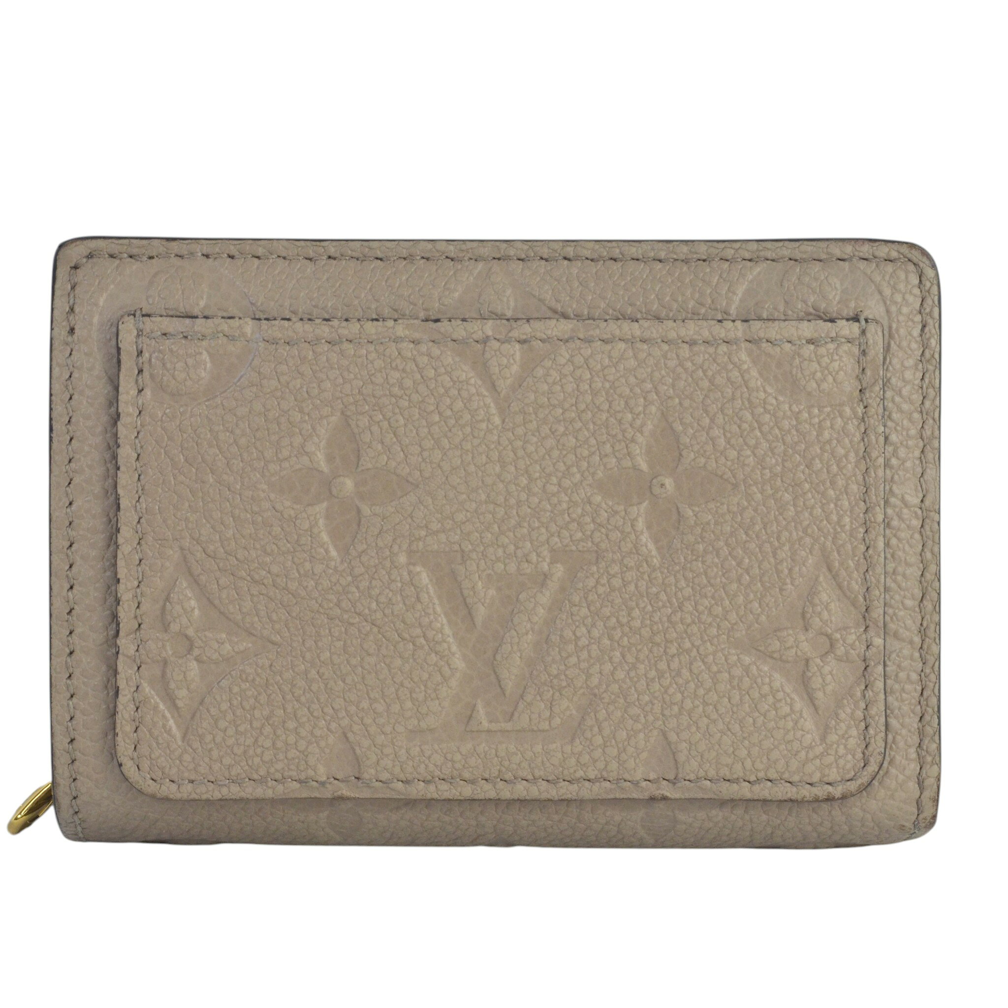 Rakuten - ルイヴィトン LOUIS VUITTON ポルトフォイユ クレア M80152 モノグラム アンプラント 二つ折り短財布 【中古】【送料無料】