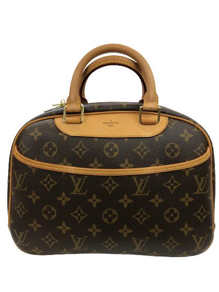 LOUIS VUITTON ルイ・ヴィトン M42228 トゥルーヴィル モノグラム キャンバス ブラウン ミニボストン 男女兼用バッグ　