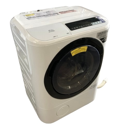 【中古】日立 12kg ドラム式洗濯乾燥機 BD-NX120BE5R 2018年製 HITACHI【洗濯機】