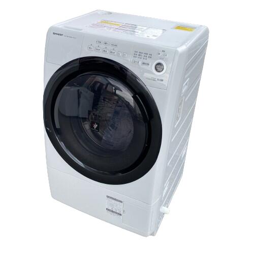 【中古】シャープ 7kg ドラム式洗濯乾燥機 ES-S7F-WL 2021年製 SHARP【洗濯機】