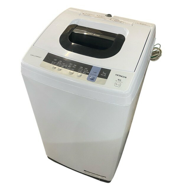 【中古】日立 5kg 全自動洗濯機 NW-50C 2019年製 HITACHI 【洗濯機】