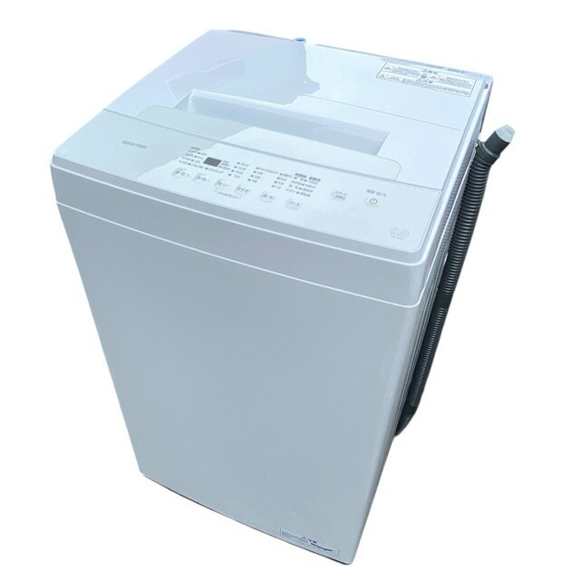 【中古】アイリス 6kg 全自動洗濯機 IAW-T604E 2023年製 IRIS OHYAMA【洗濯機】