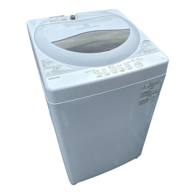 【中古】東芝 5kg 全自動洗濯機 AW-5G6 2019年製 TOSHIBA【洗濯機】